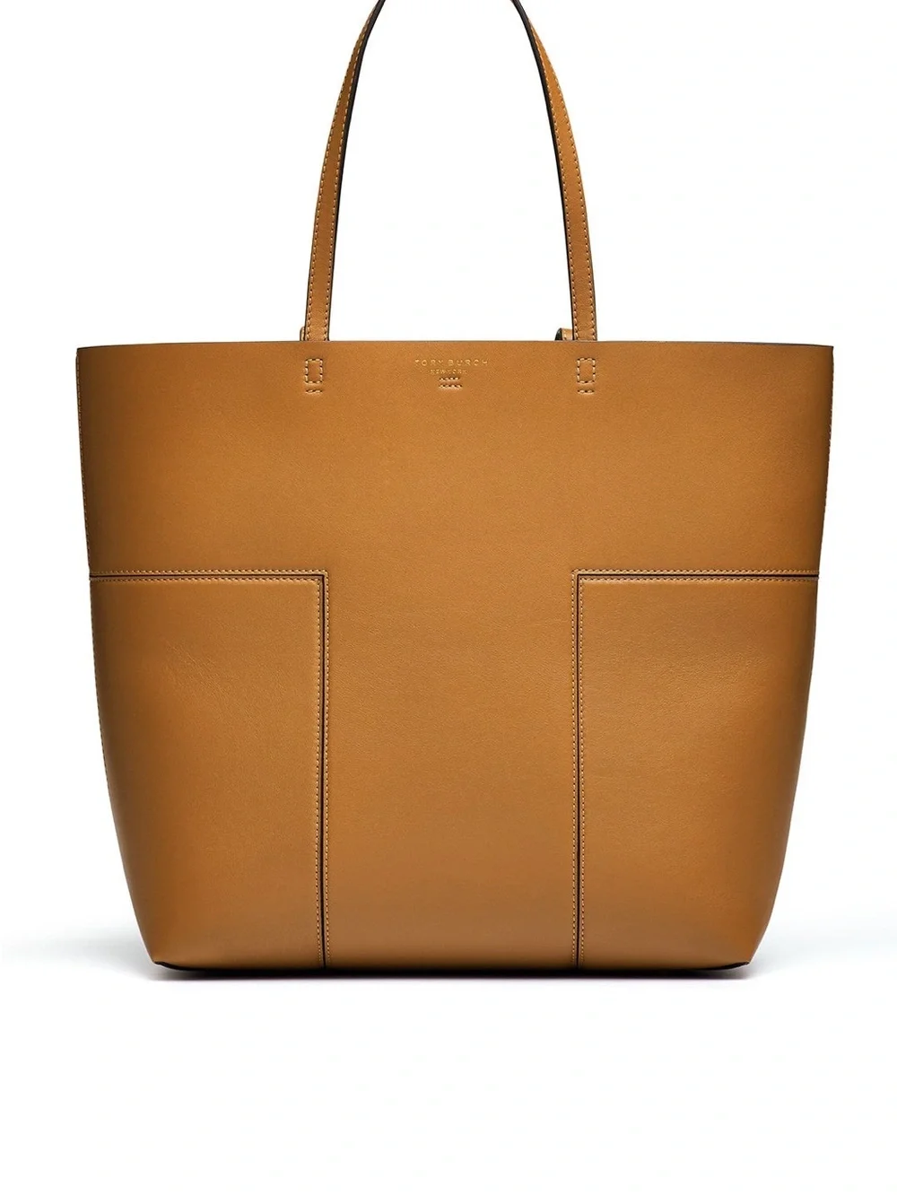 Tory Burch Leather Tote Bag in Tan - Stylish Everyday Carry medium